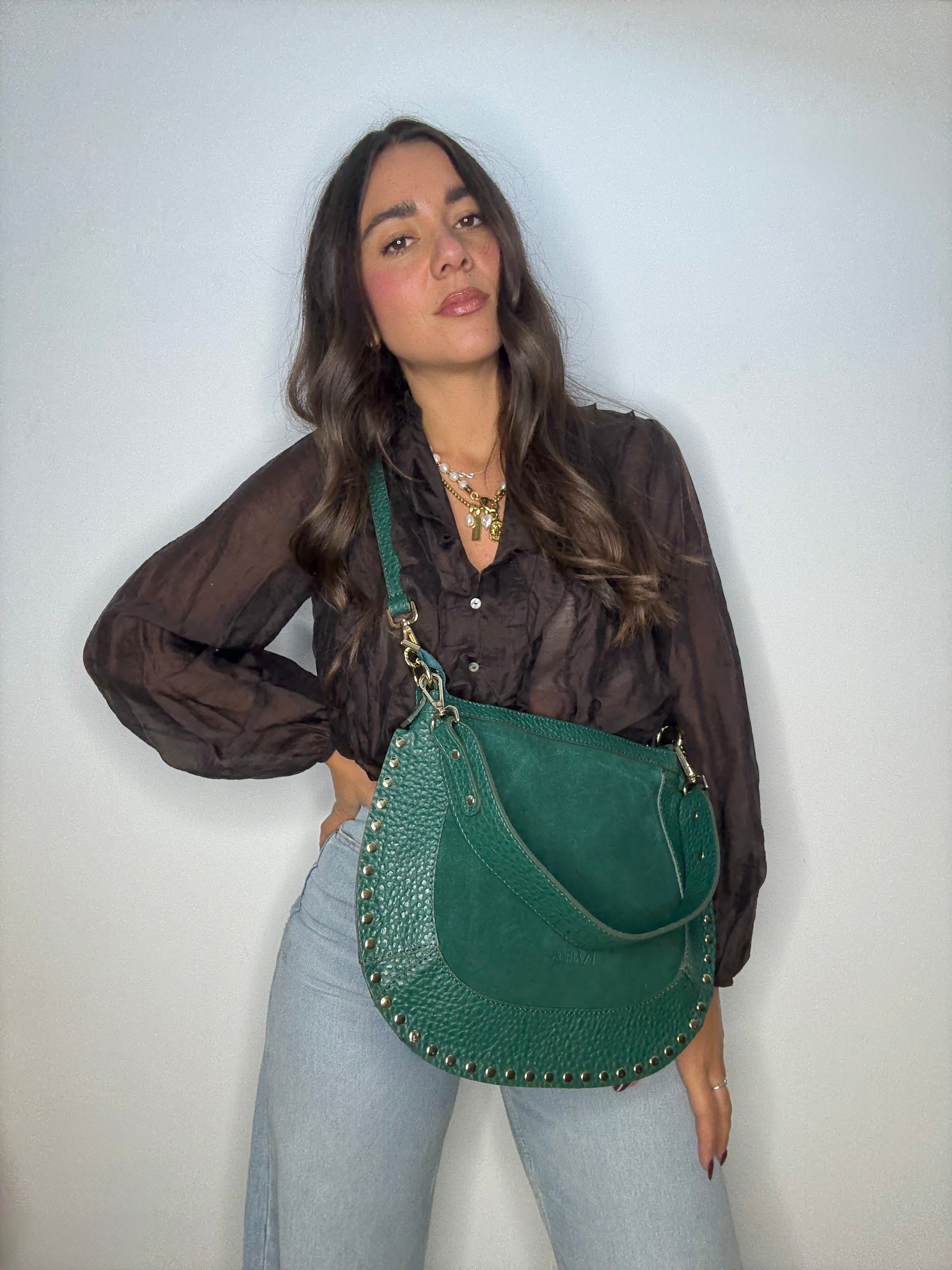 ATENA BIG - SMERALDO SUEDE