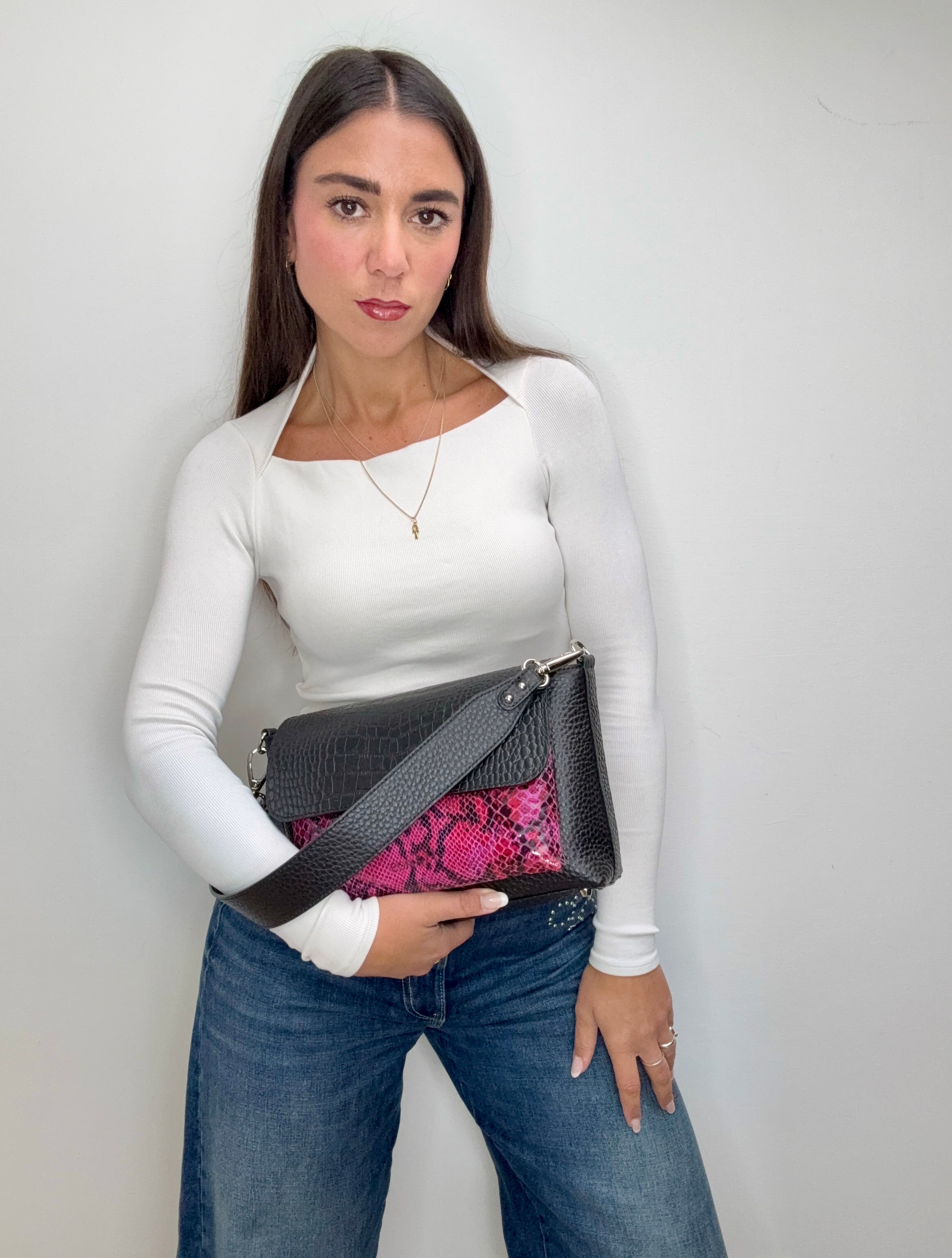 AFRICA - NERO\FUCSIA