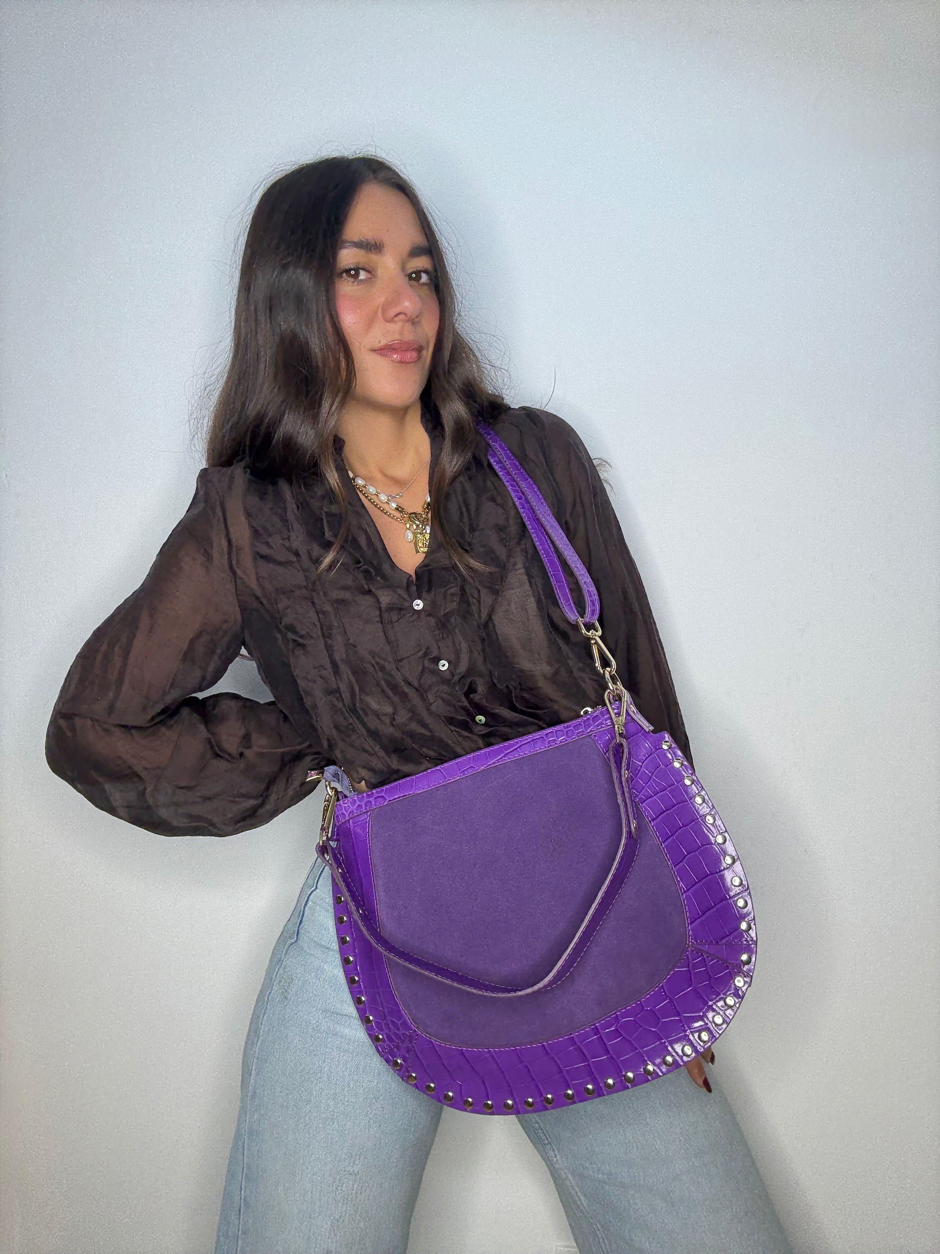 ATENA BIG - AMETISTA SUEDE