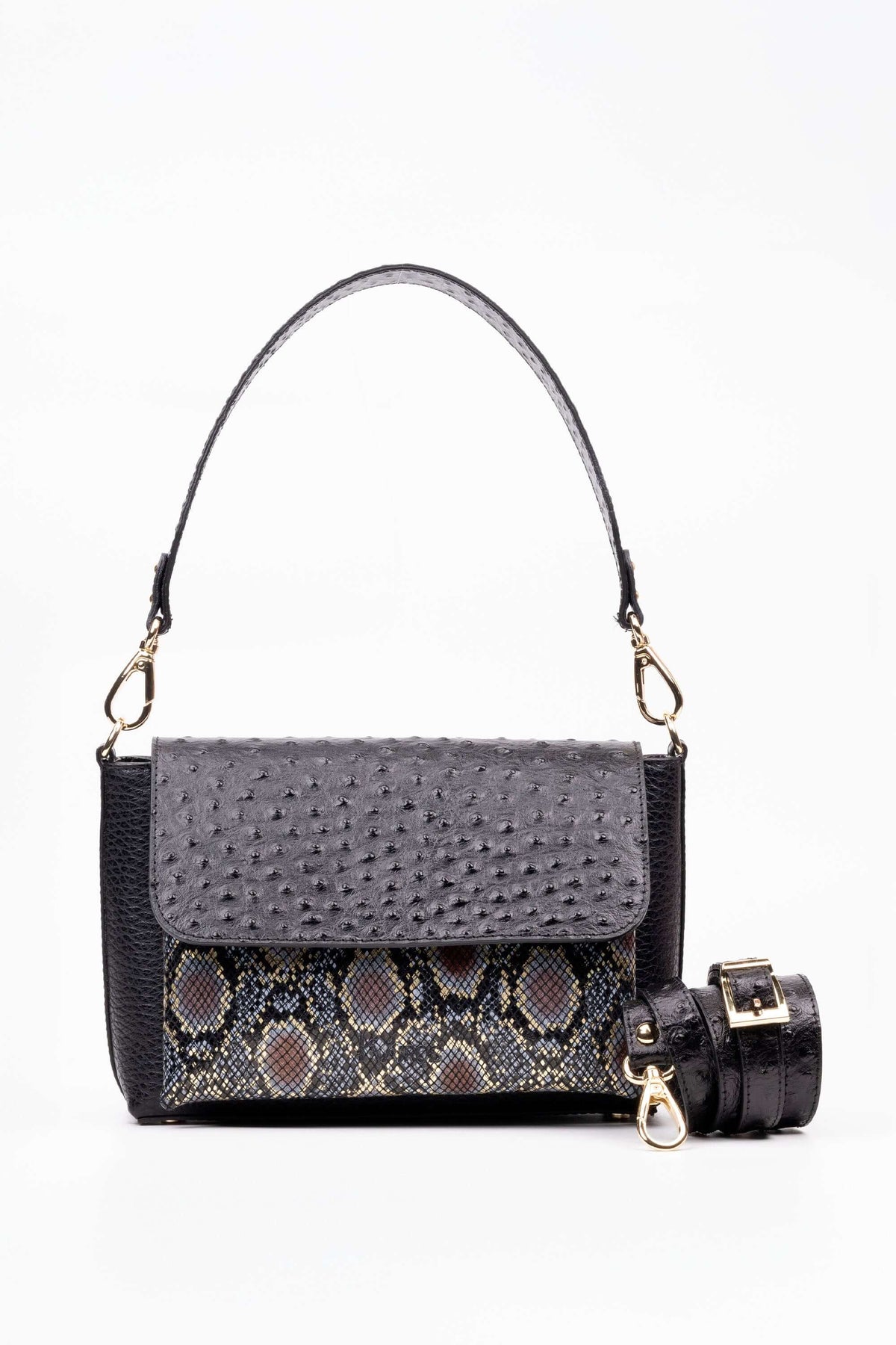 AFRICA - NERO | Kairos Collection - Borse e accessori in pelle made in italy