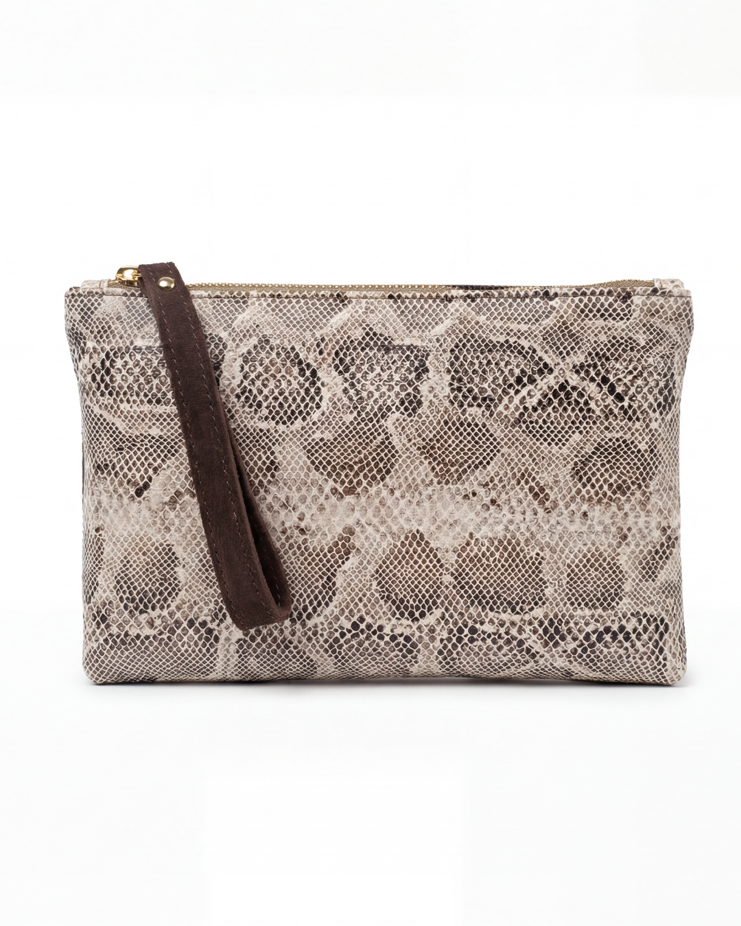 POCHETTE - BEIGE PITONE