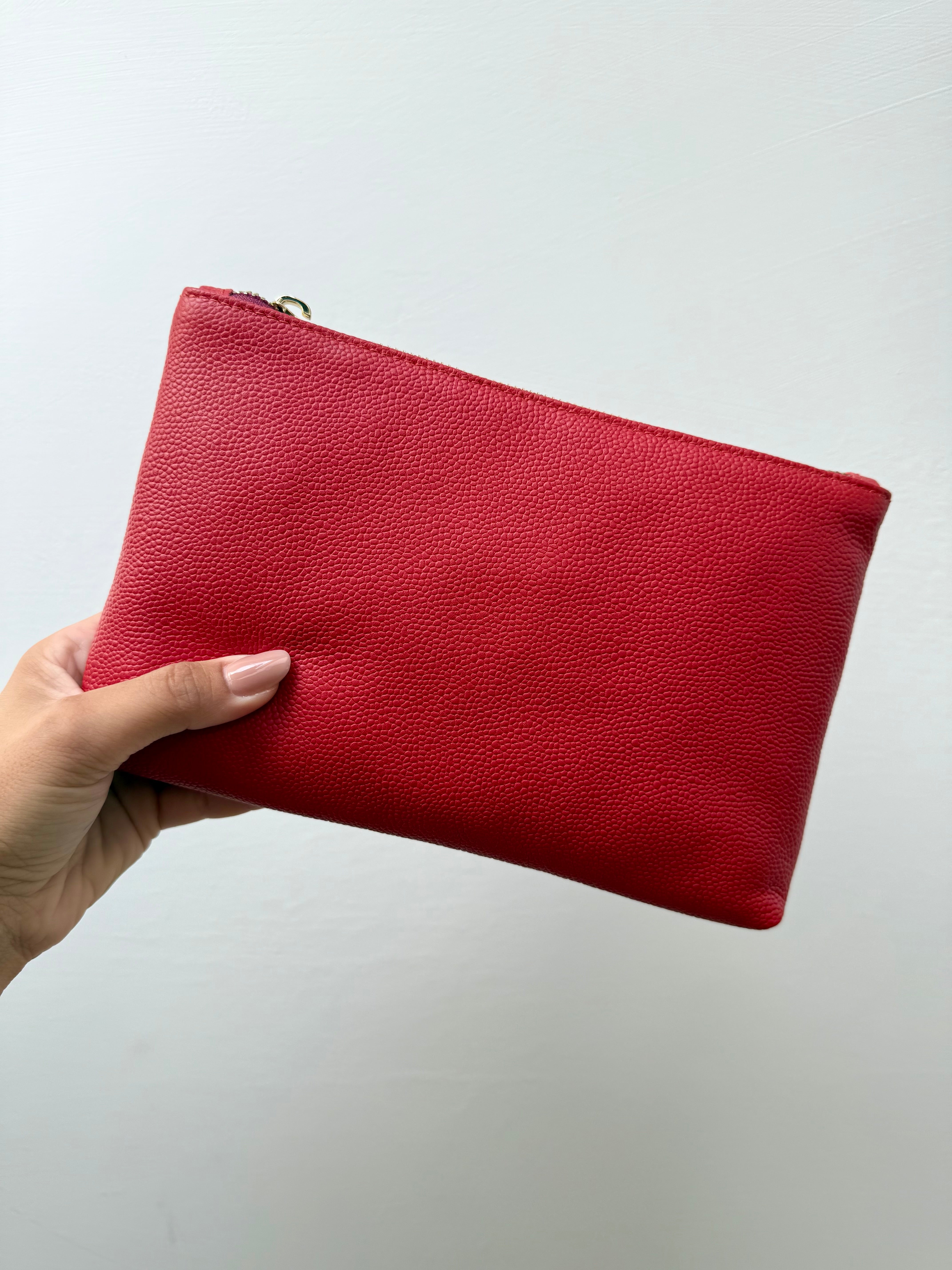 POCHETTE - cocco prugna corallo