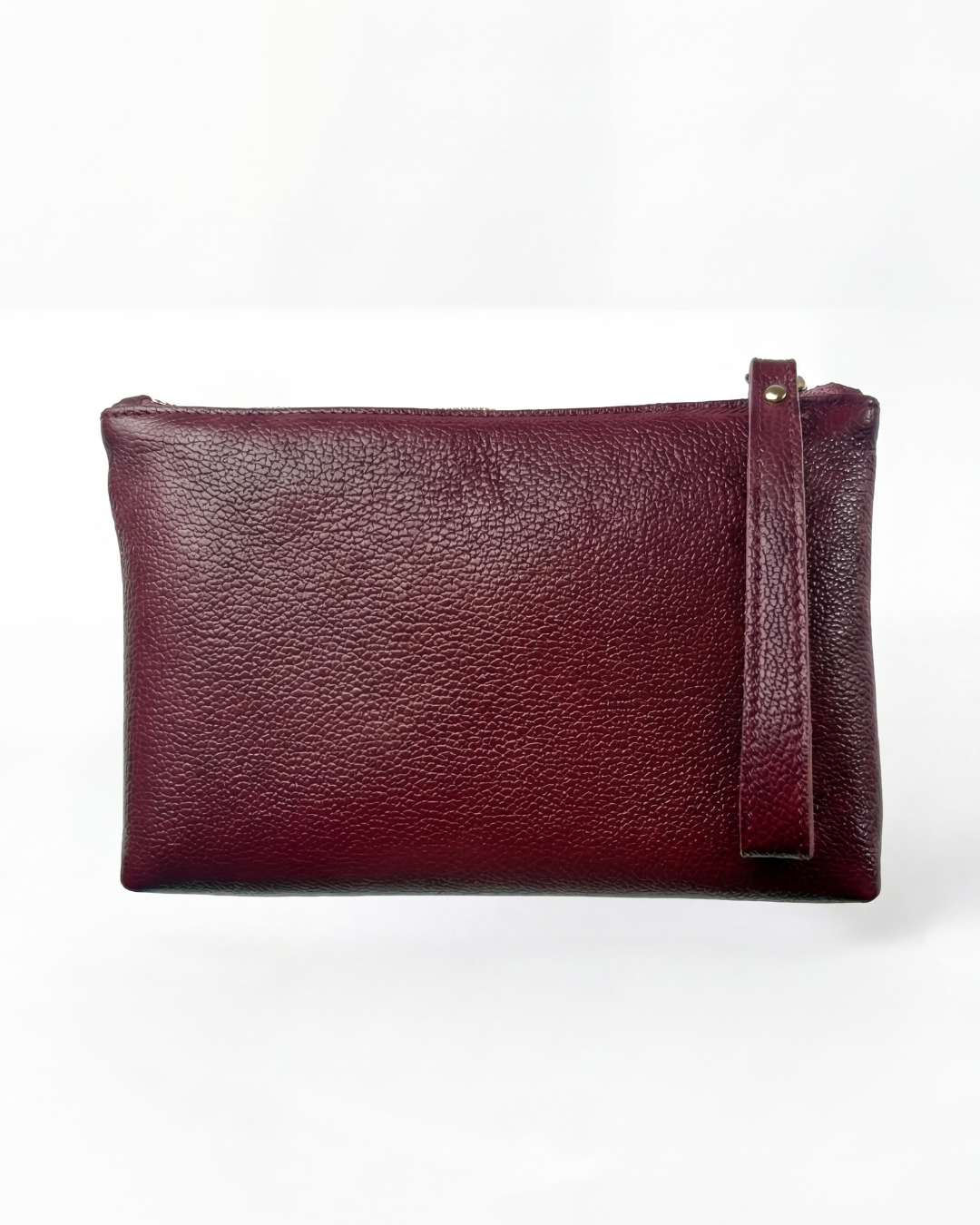 POCHETTE - BORDEAUX PITONE PELLE