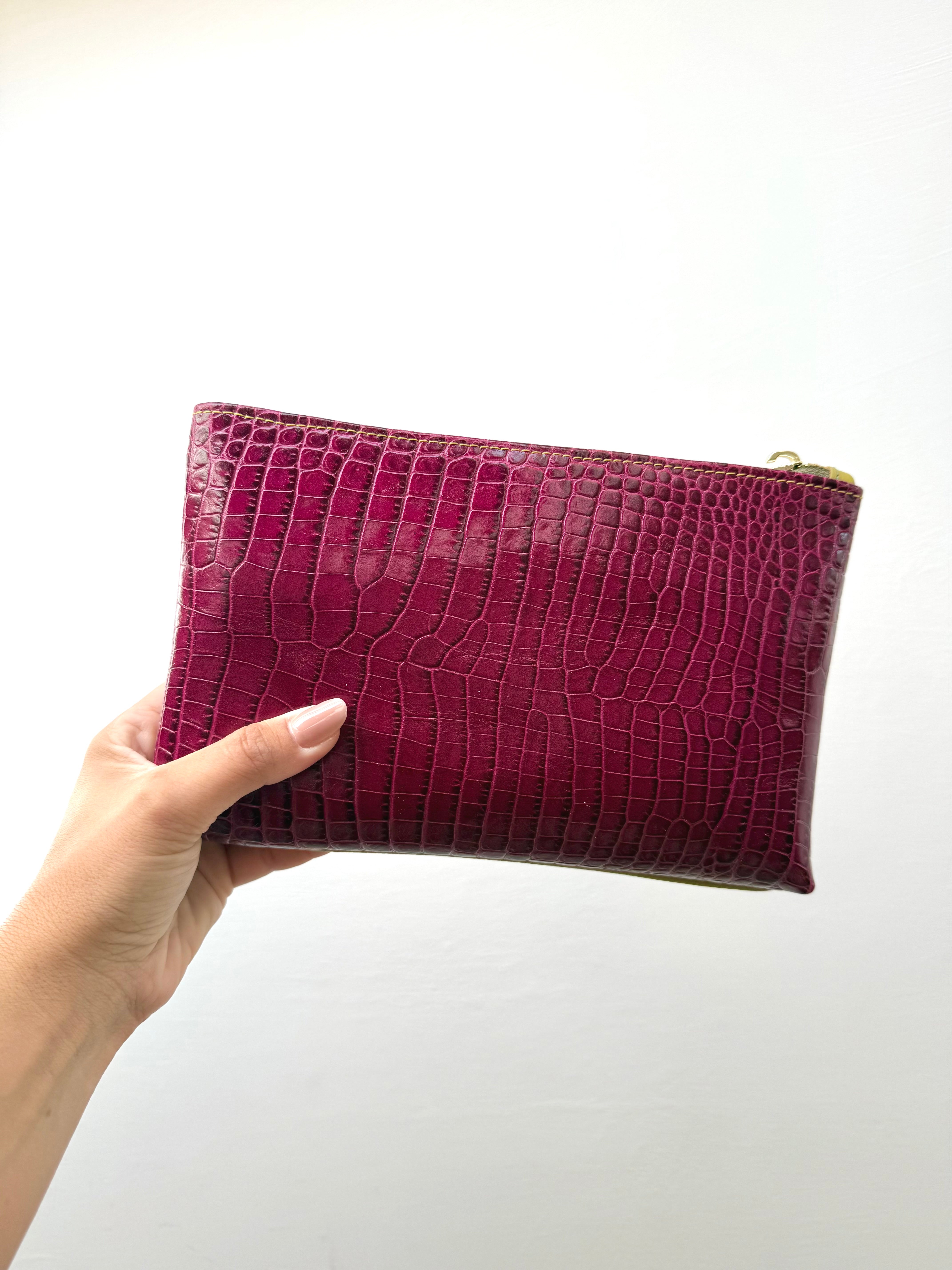 POCHETTE - cocco prugna glicine