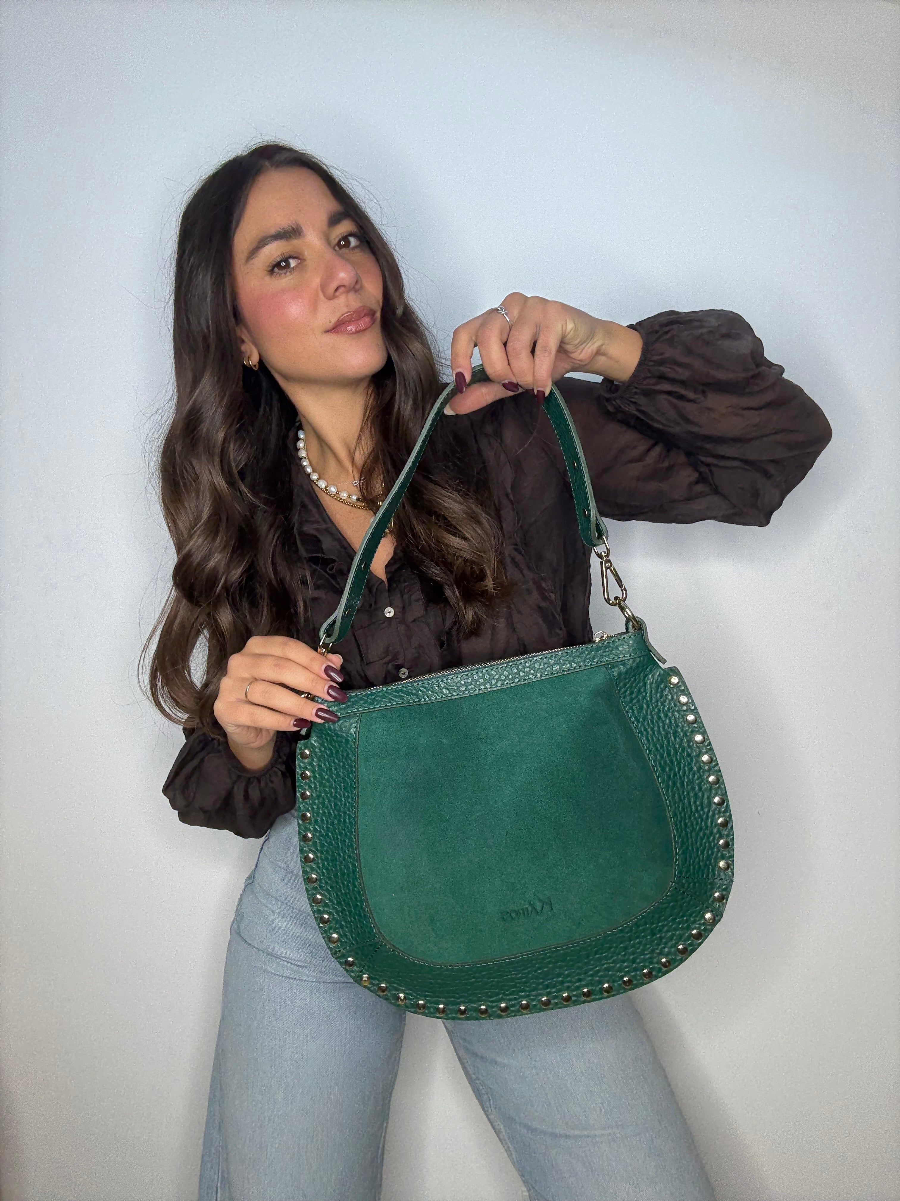 ATENA BIG - SMERALDO SUEDE