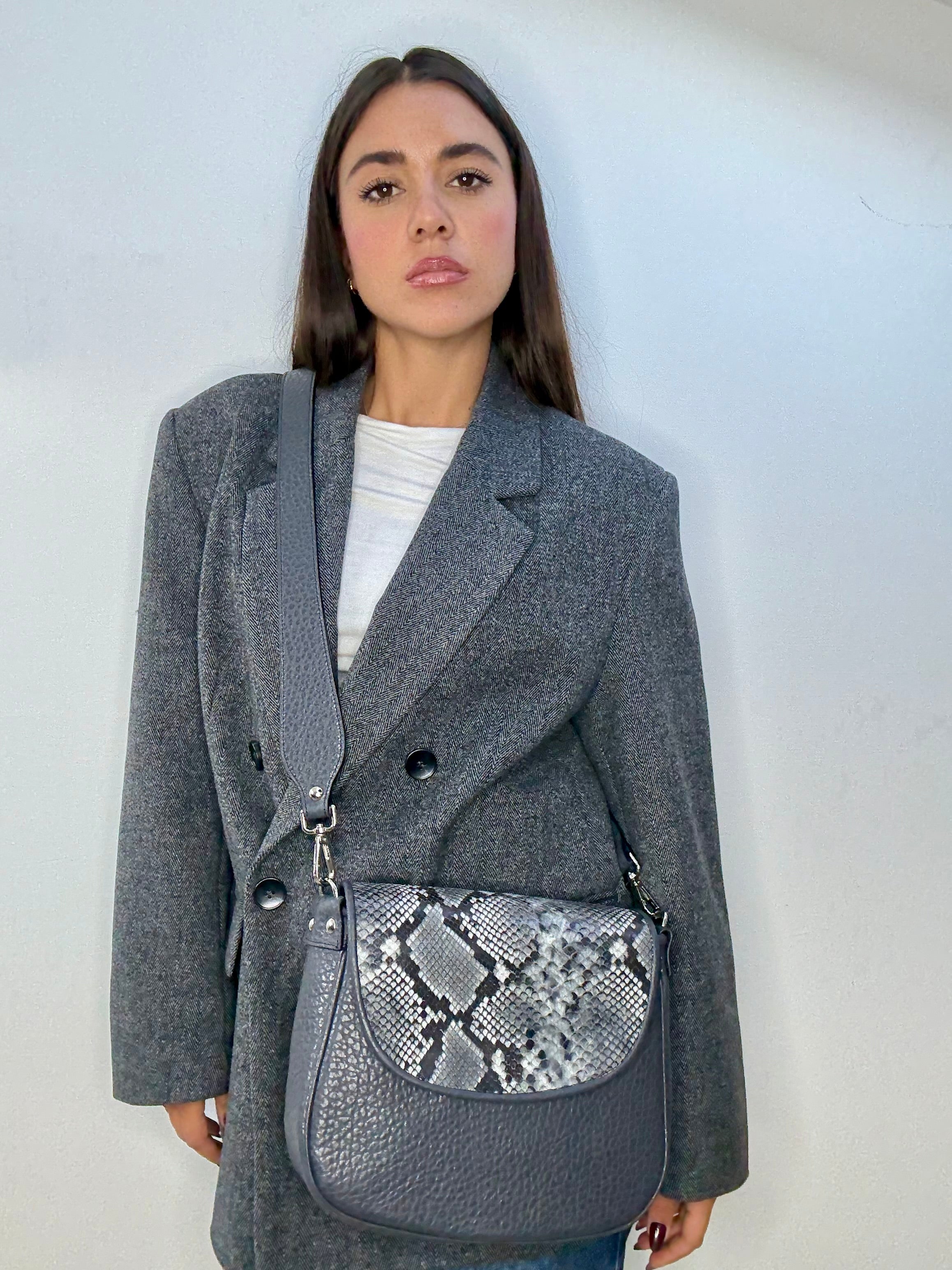 SVEVA BIG - GRIGIO PITONE