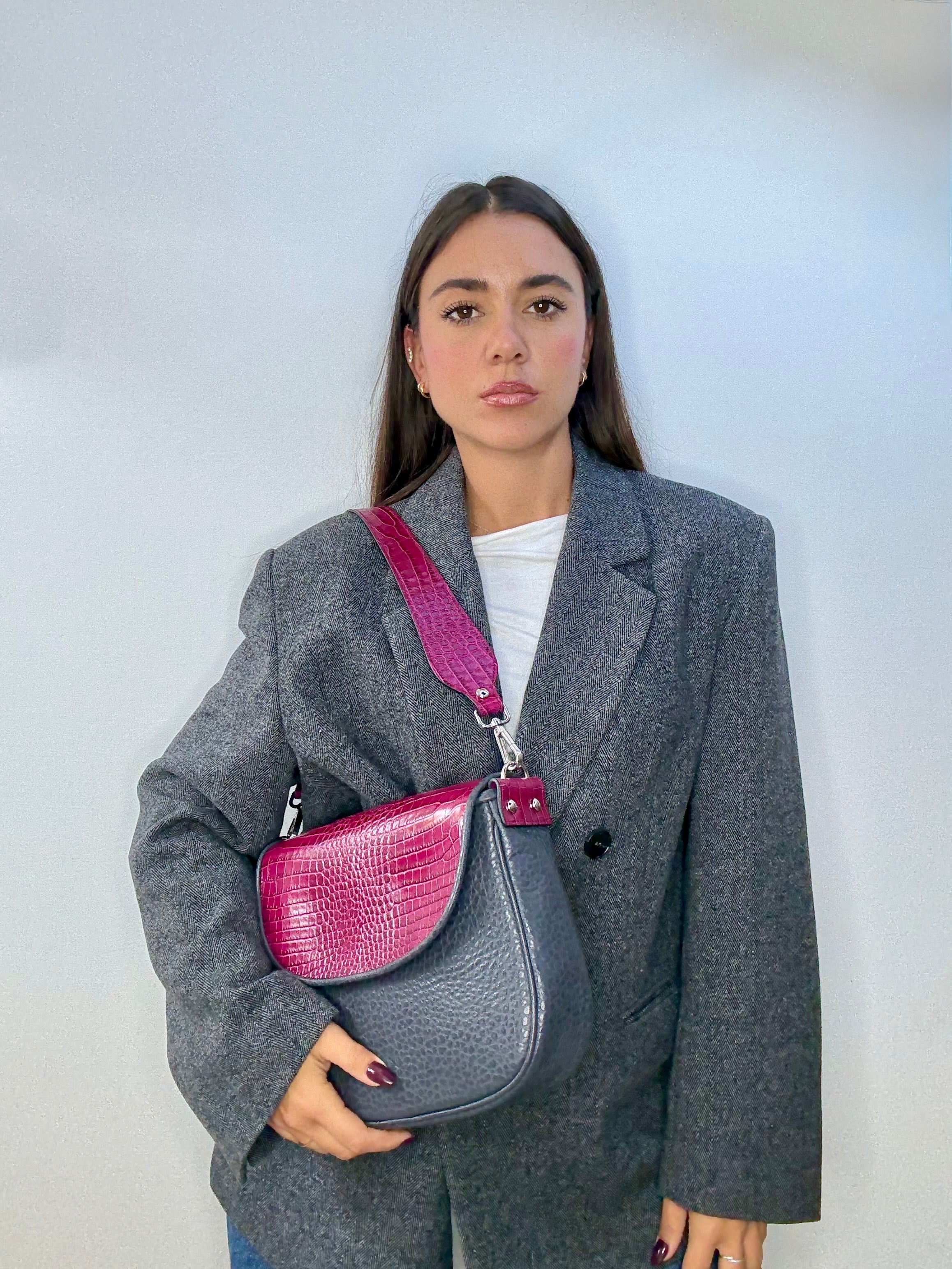 SVEVA BIG - GRIGIO/COCCO PRUGNA