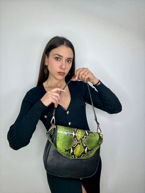 SVEVA BIG - NERO PITONE