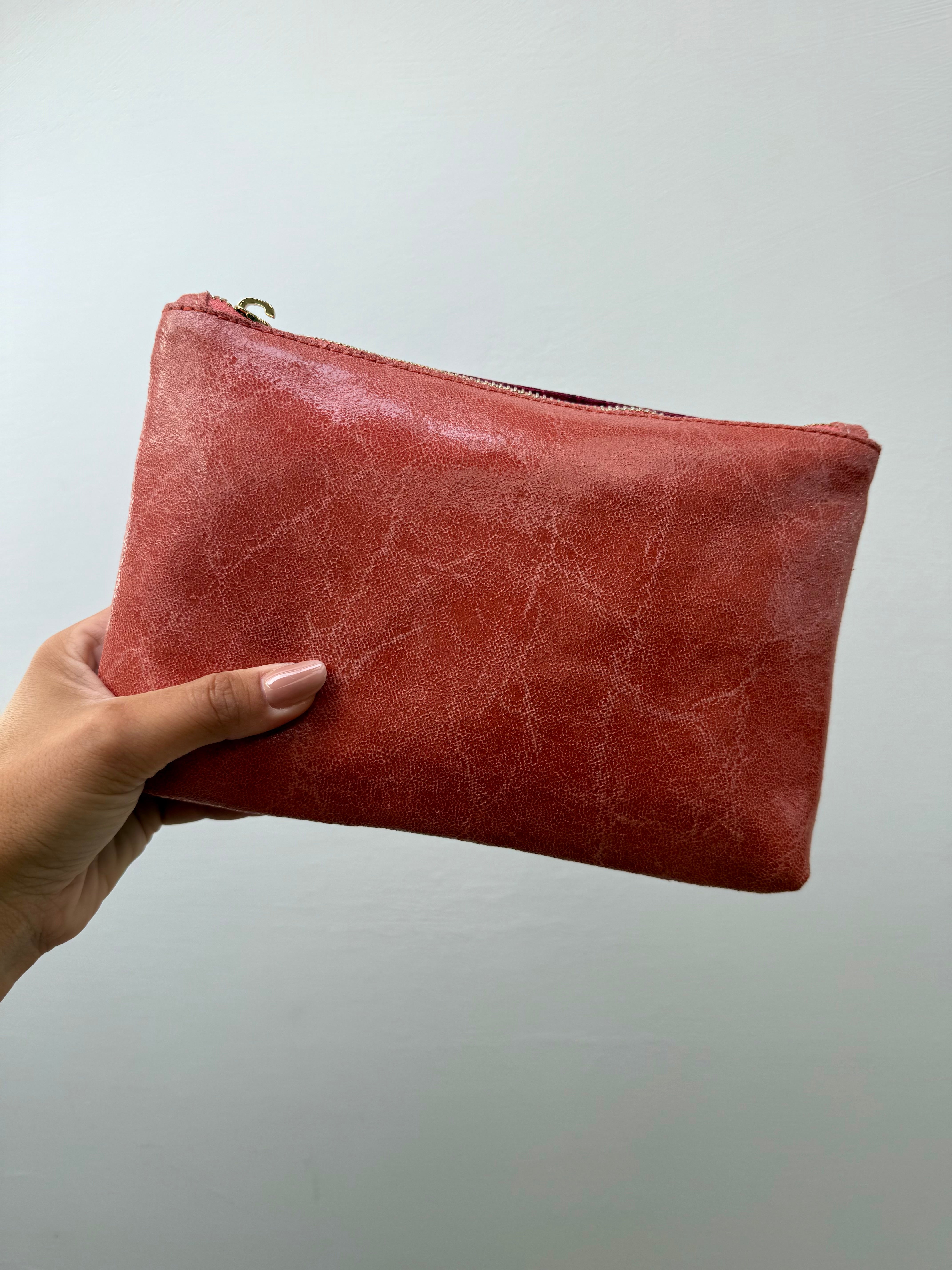 POCHETTE - cocco prugna salmone