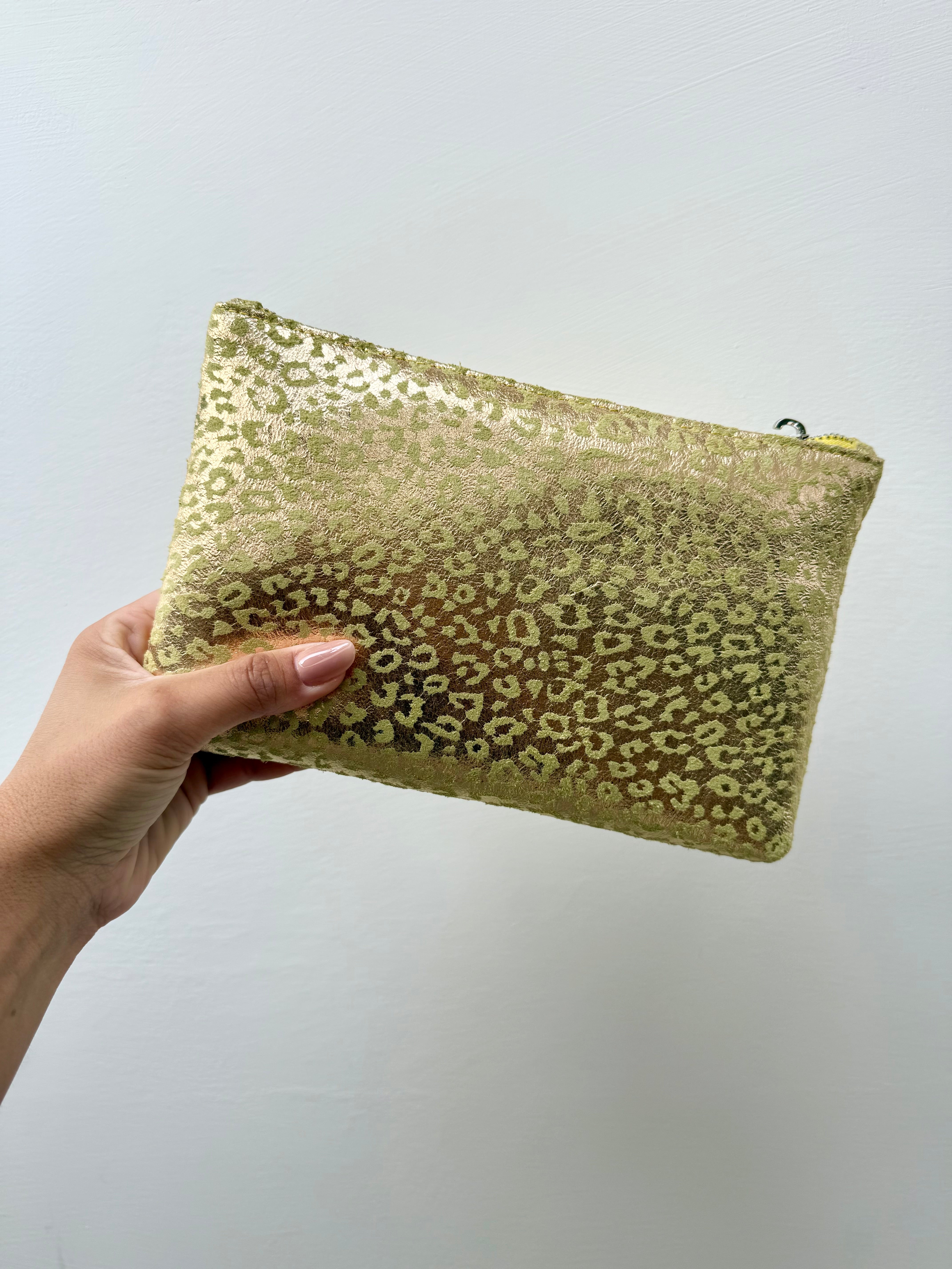 POCHETTE - giallo oro maculato