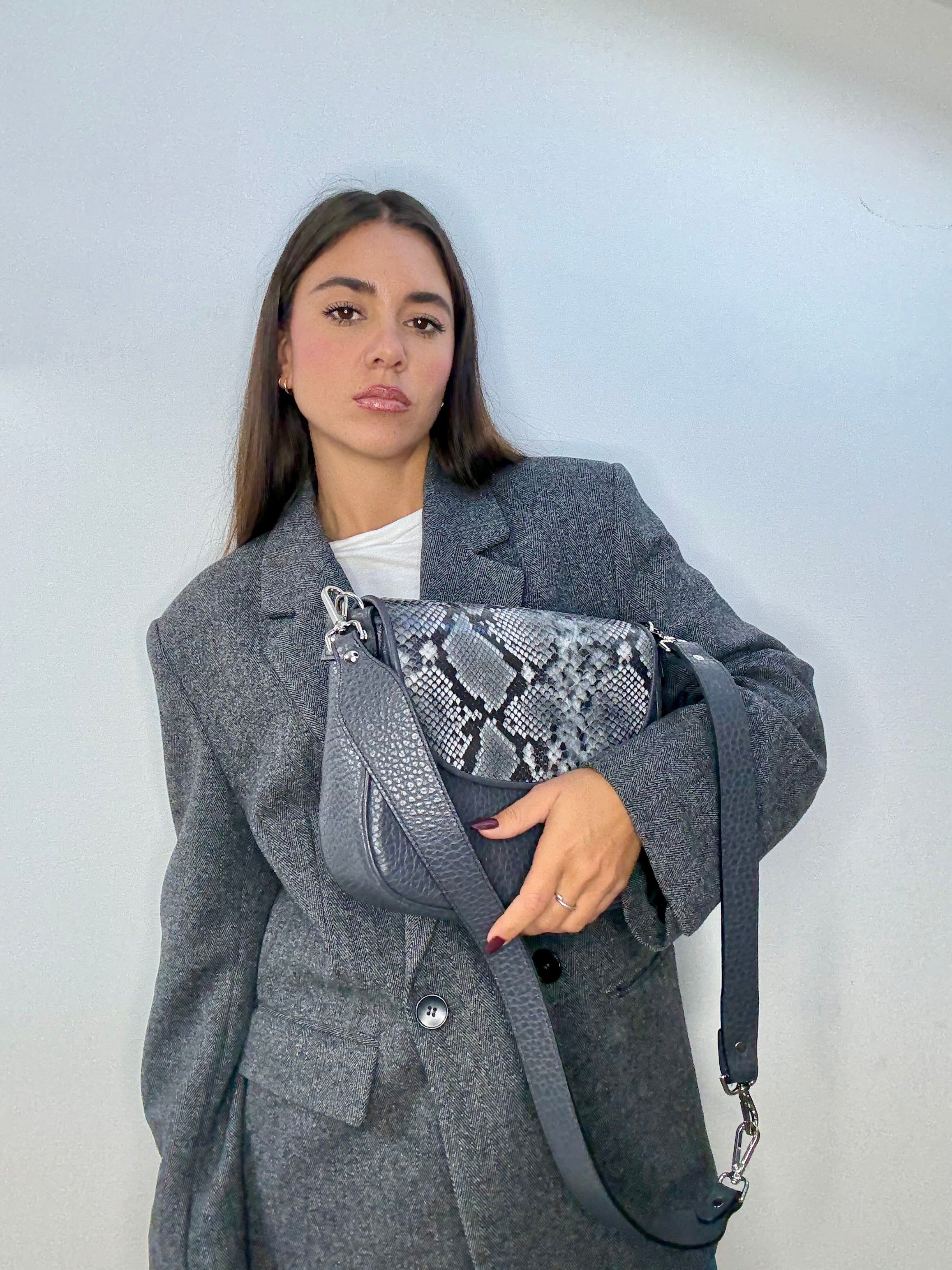 SVEVA BIG - GRIGIO PITONE