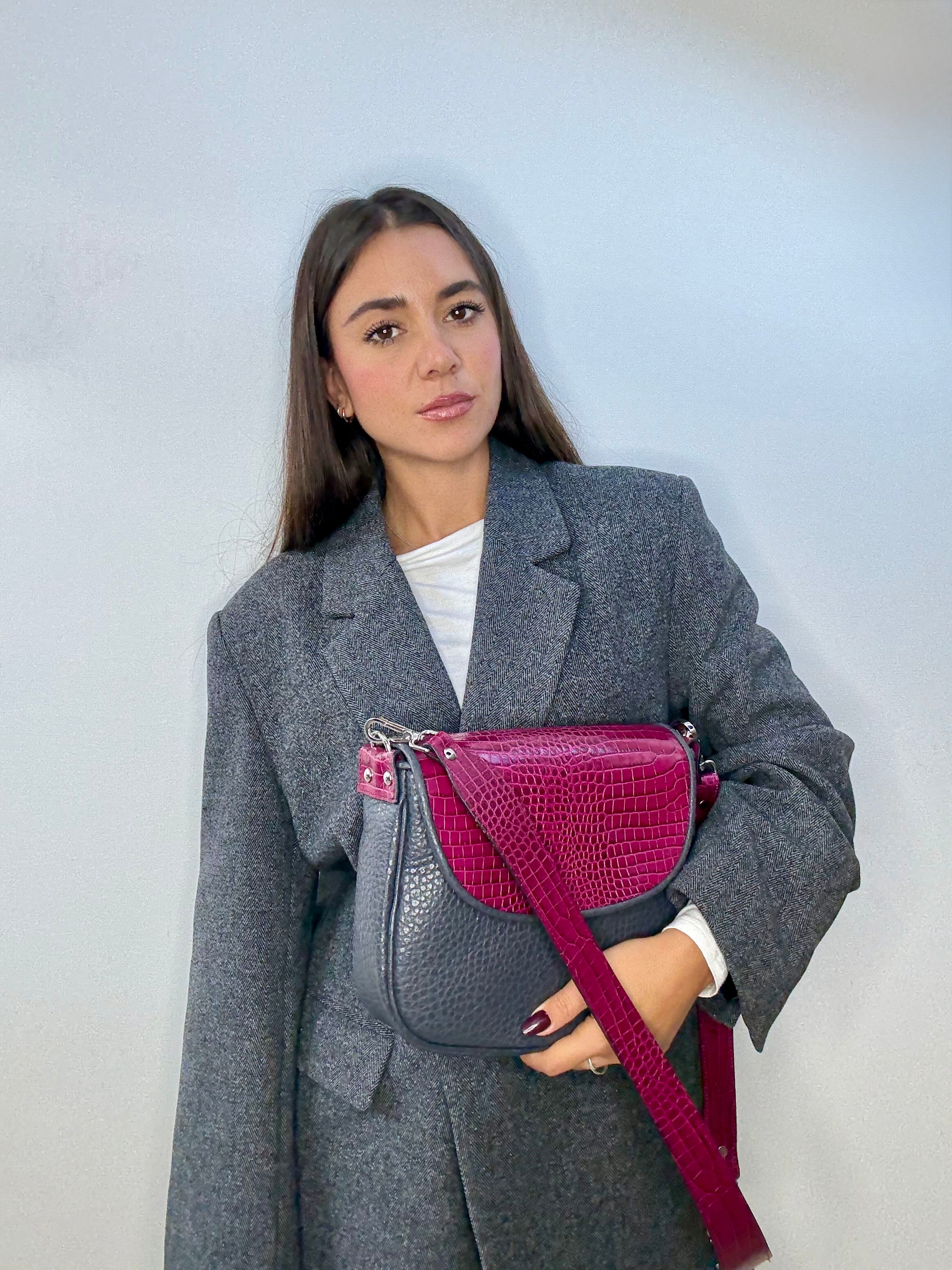 SVEVA BIG - GRIGIO/COCCO PRUGNA