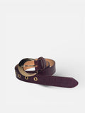 BELT - PLUM COCCO