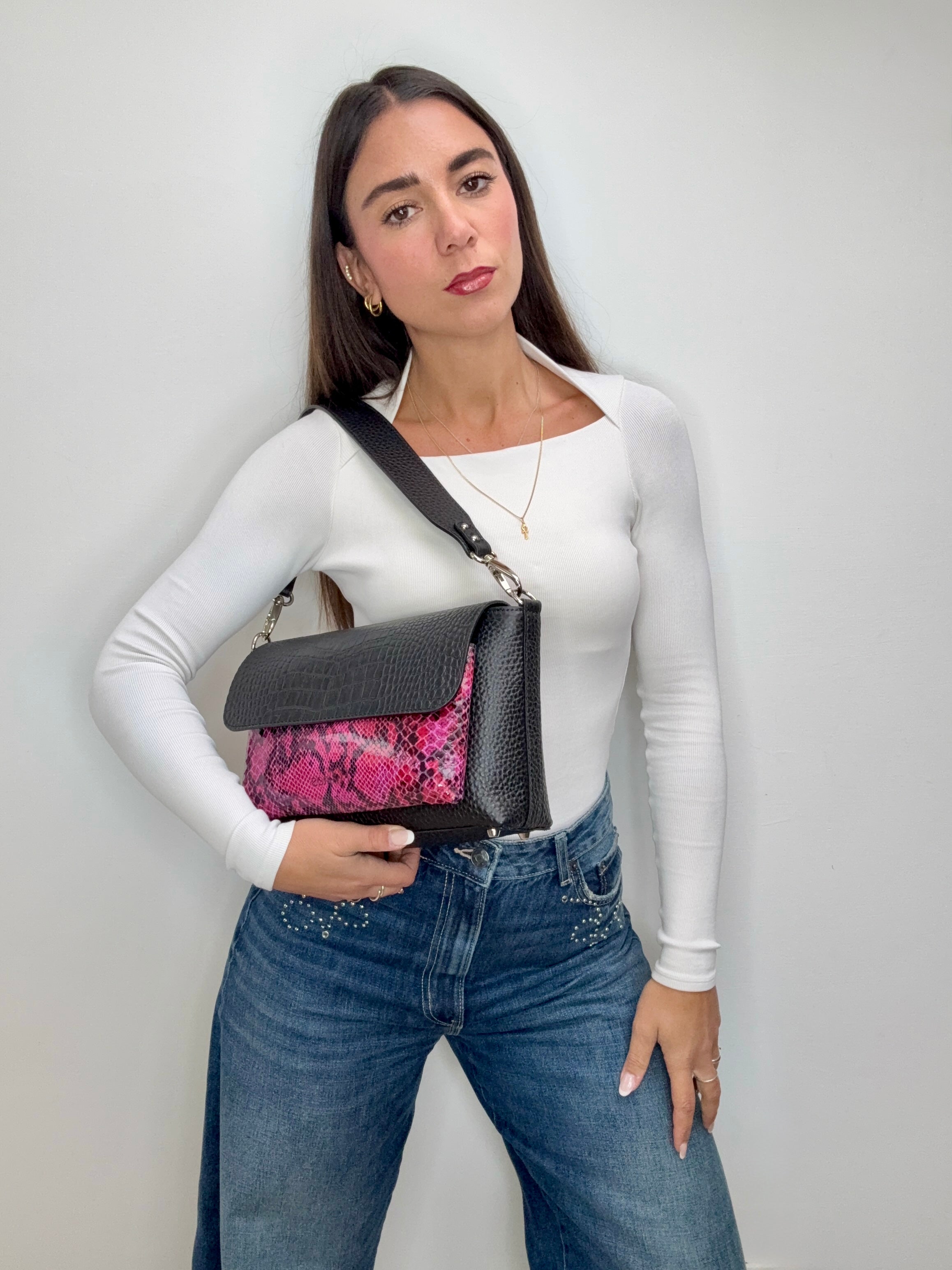 AFRICA - NERO\FUCSIA