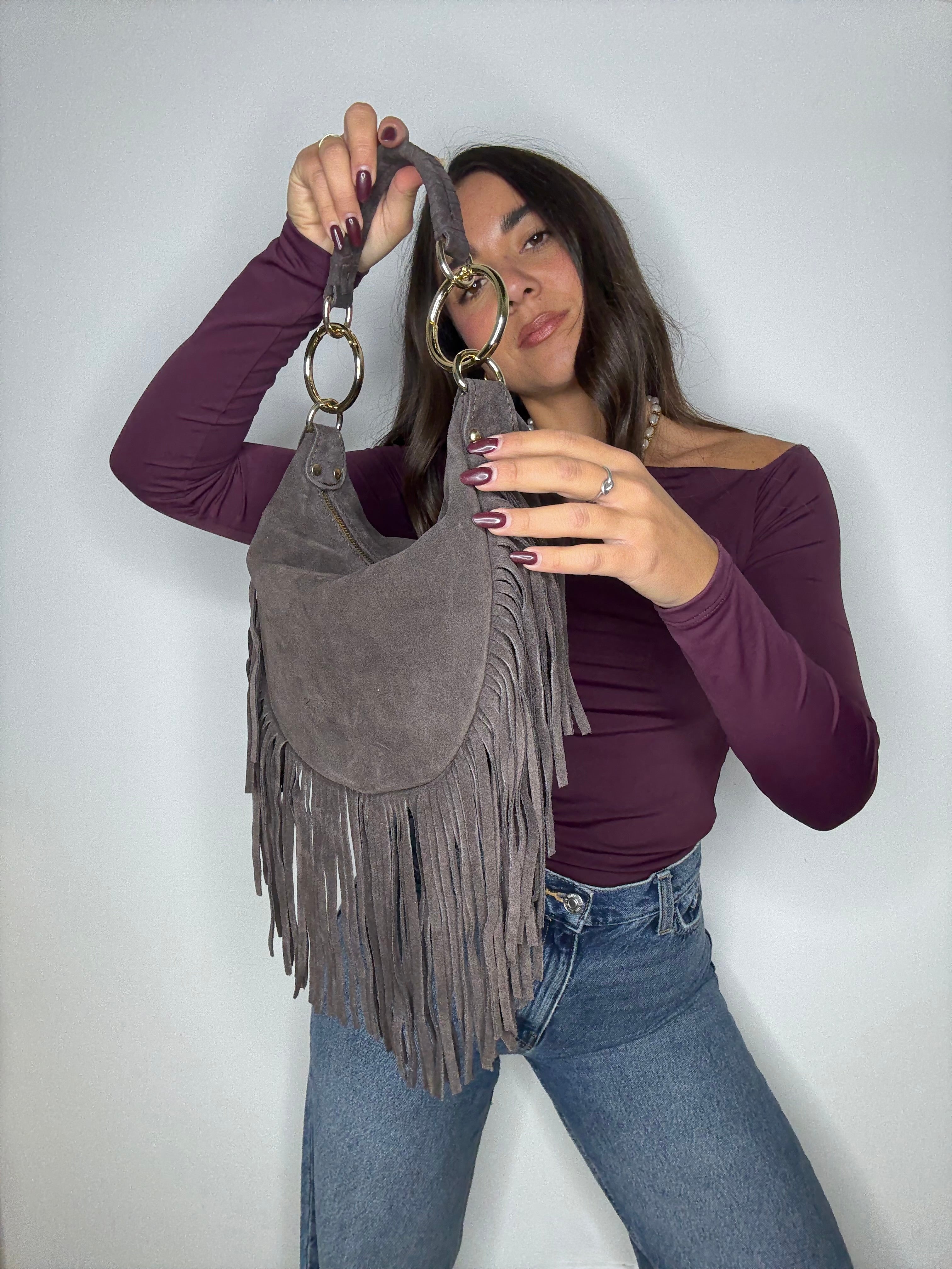 SELENE - MORO SUEDE FRANGE