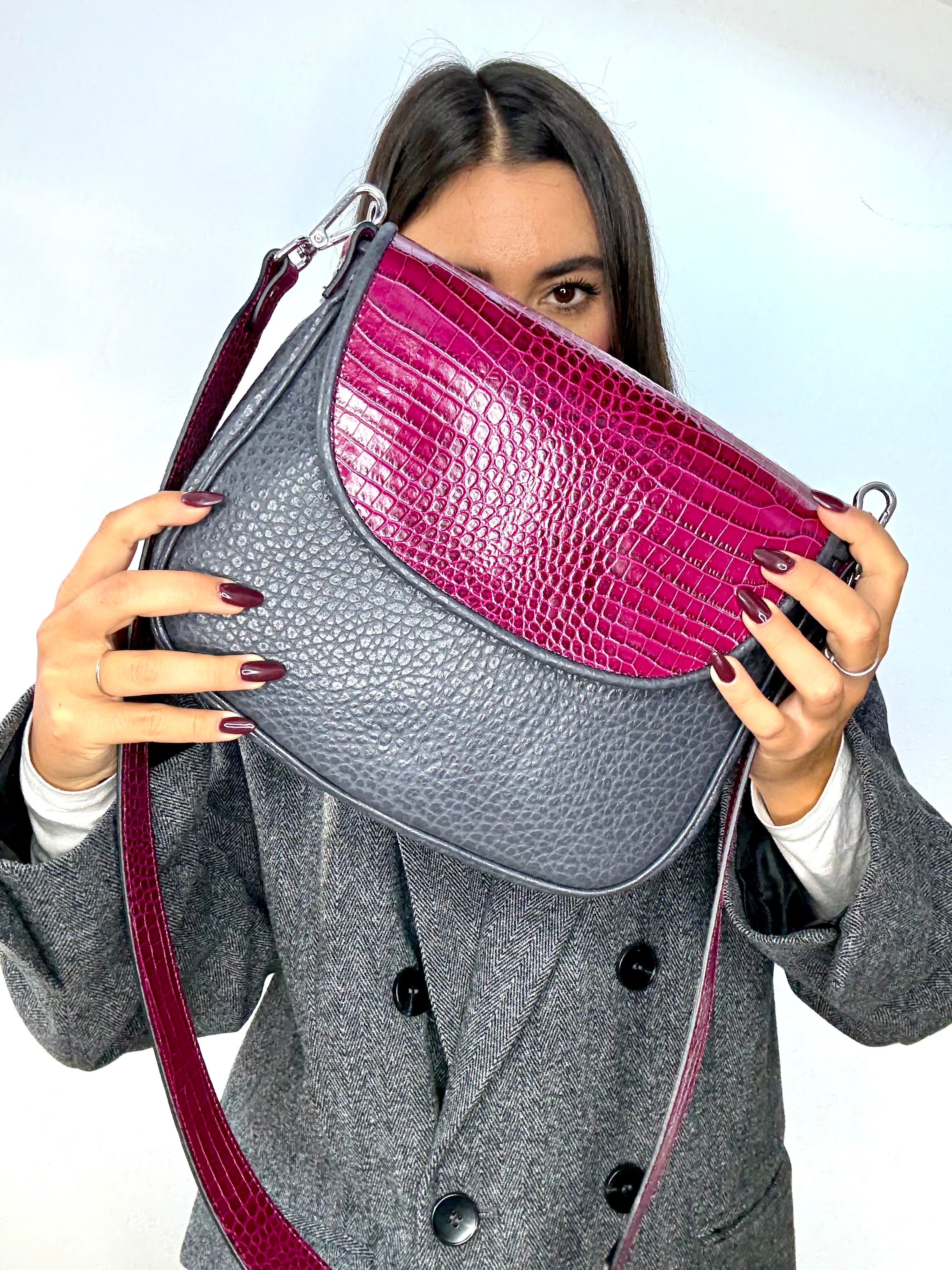 SVEVA BIG - GRIGIO/COCCO PRUGNA