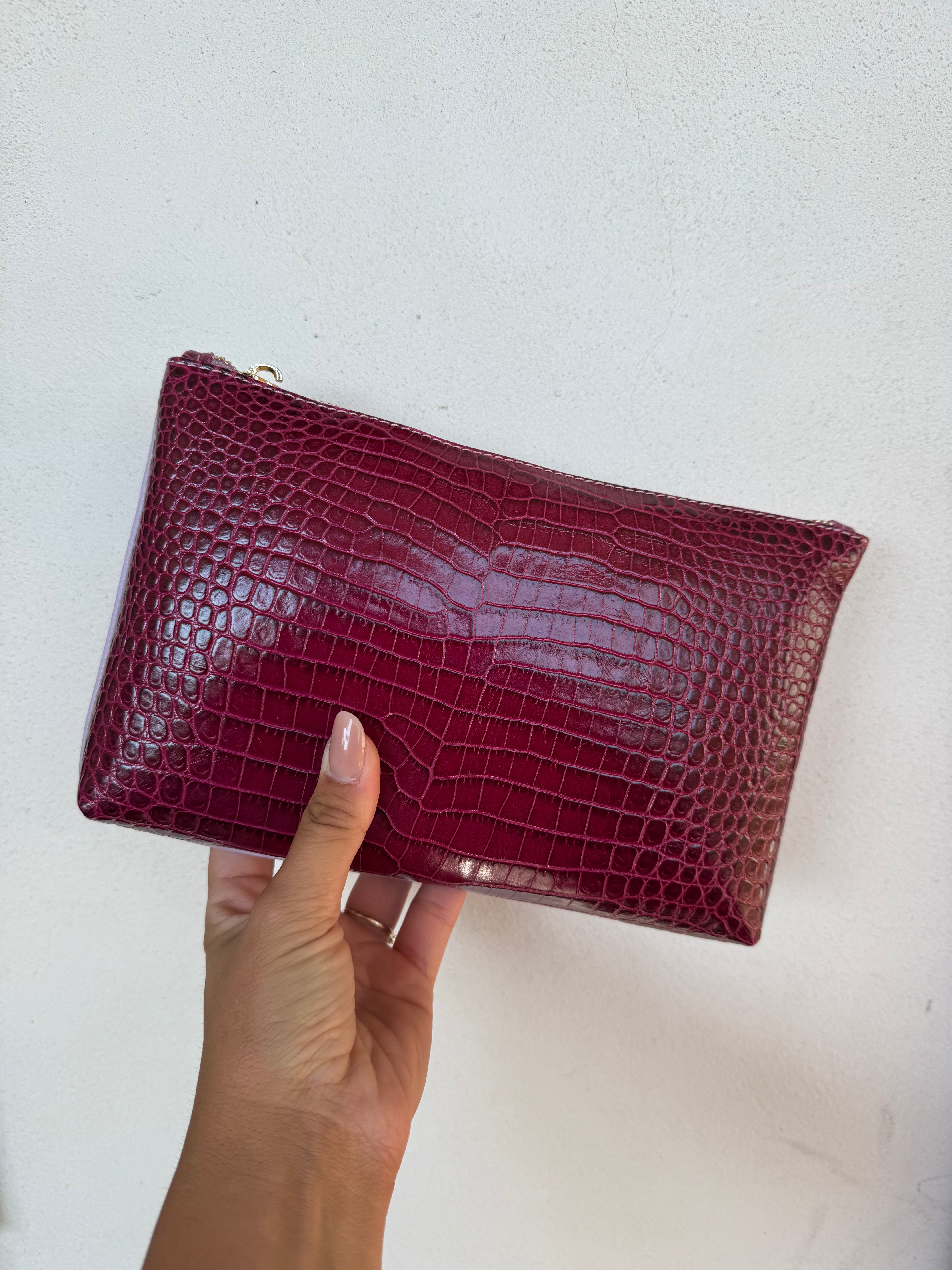 POCHETTE - cocco prugna lilla