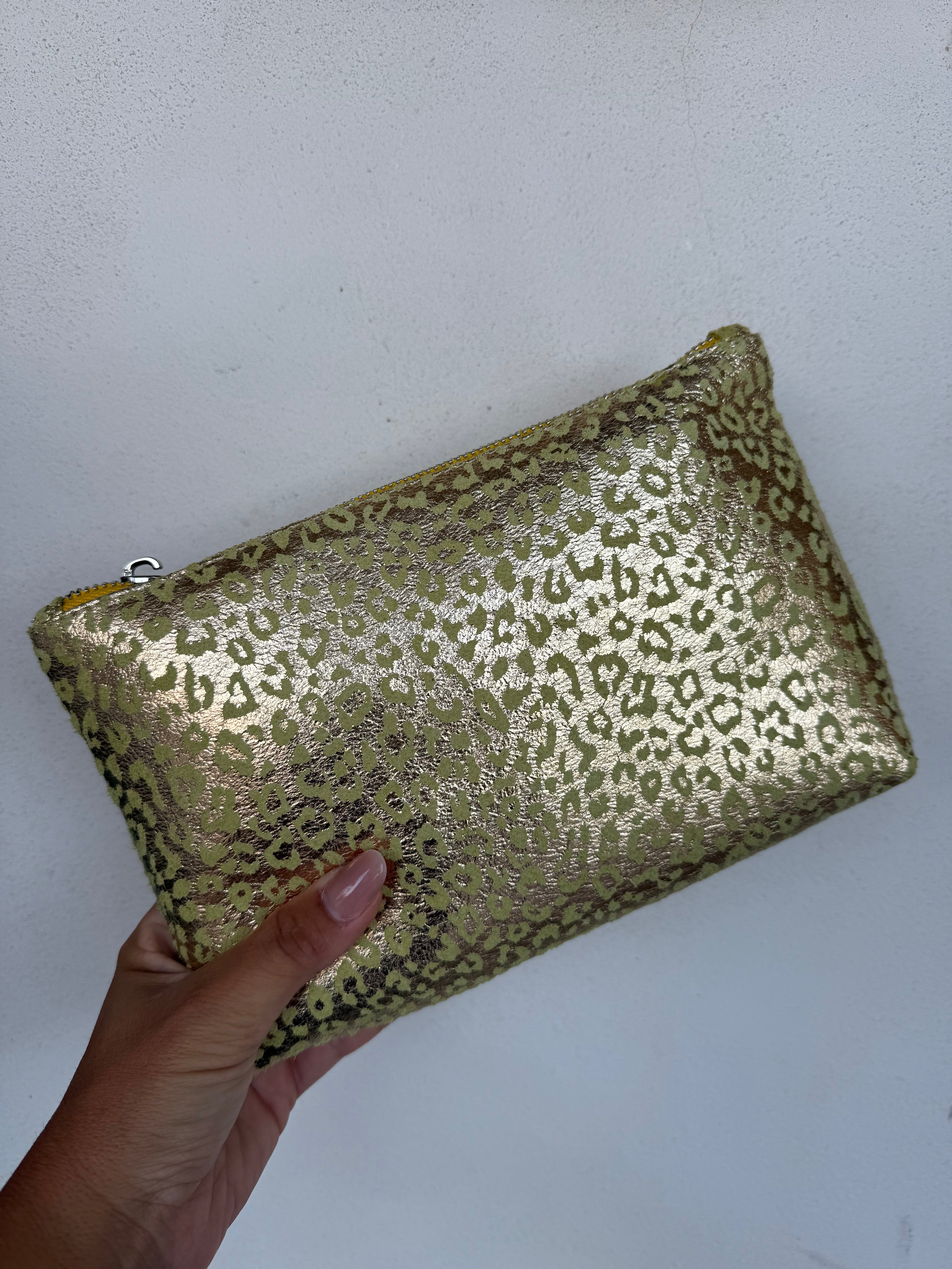 POCHETTE - maculato giallo