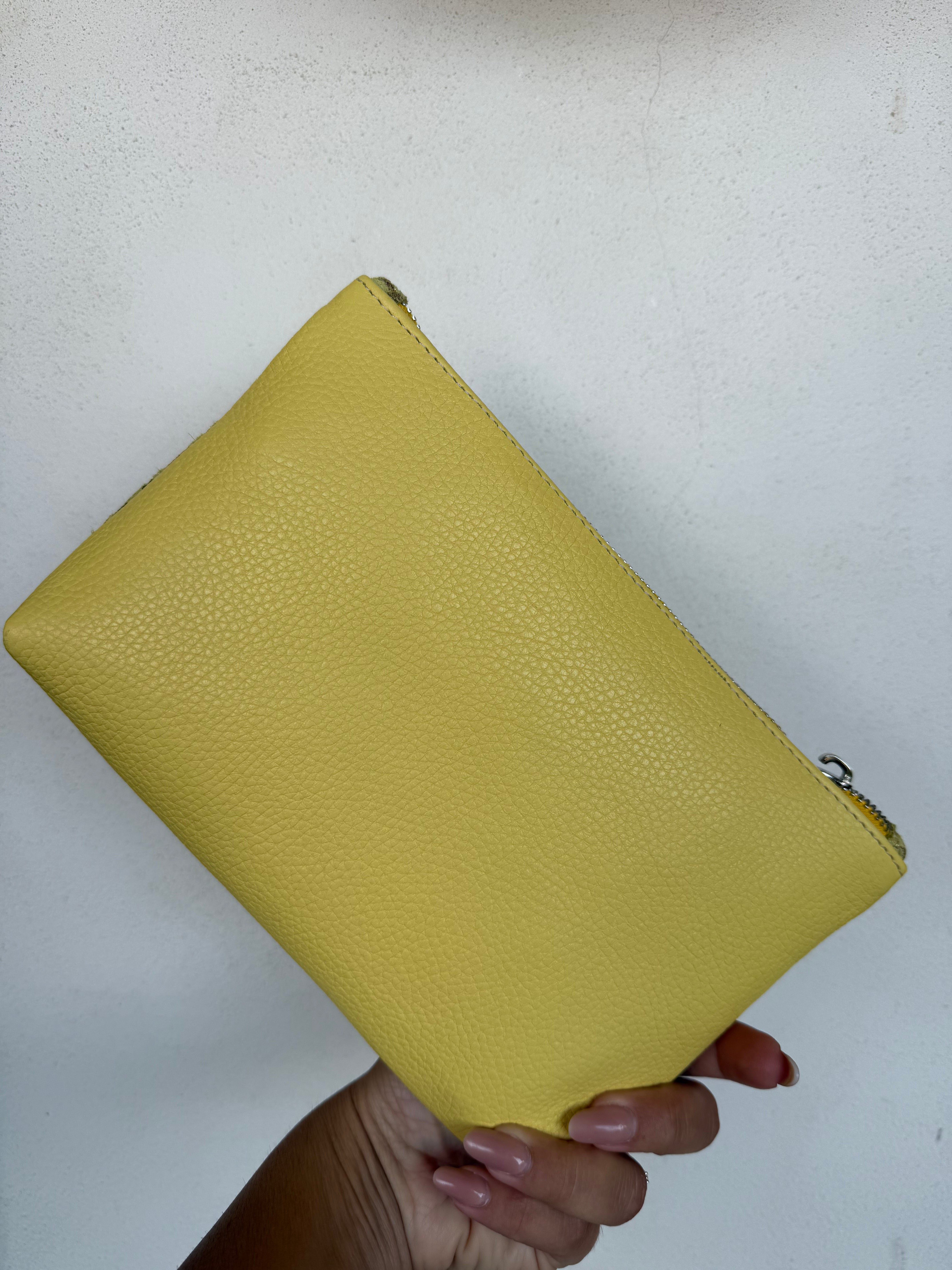 POCHETTE - maculato giallo