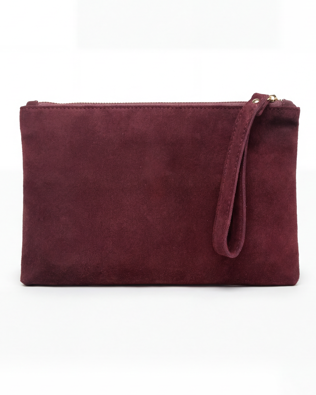 POCHETTE - BORDEAUX PITONE SUEDE